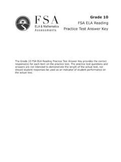 FSA ELA - Reading Grades 7-10 May 2-27, 2022 See above for dates CBT1 Grades 7-8 Reading 170. . Fsa ela reading grade 10 practice test